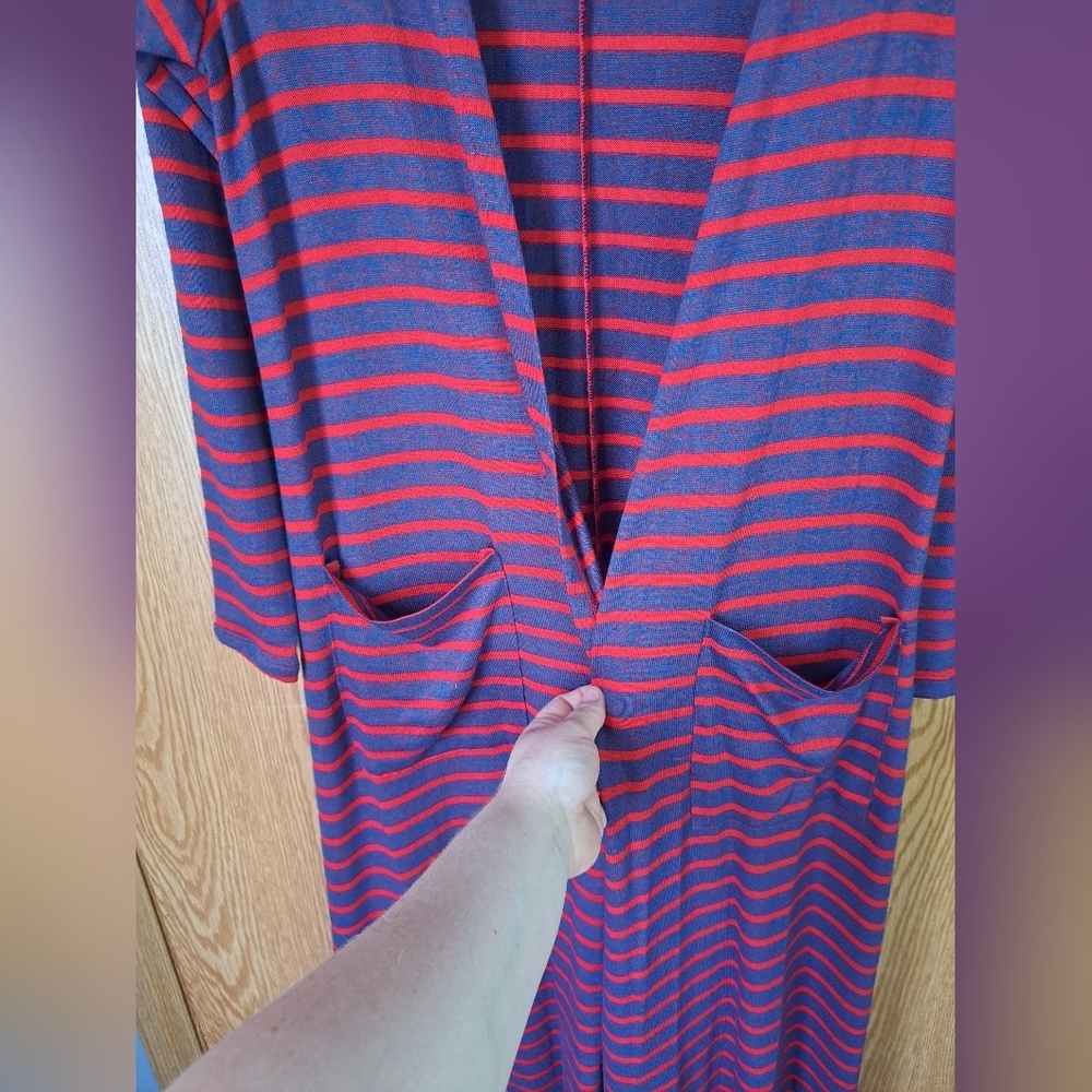 Lularoe, XS, red and blue - Picture 2 of 5